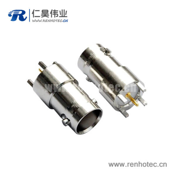 EB-001-0023 BNC接插件5引脚直式射频同轴PCB板端