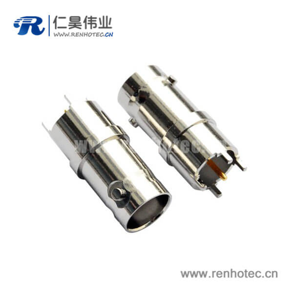 EB-001-0024 bnc接插件直式引脚射频同轴接PCB板