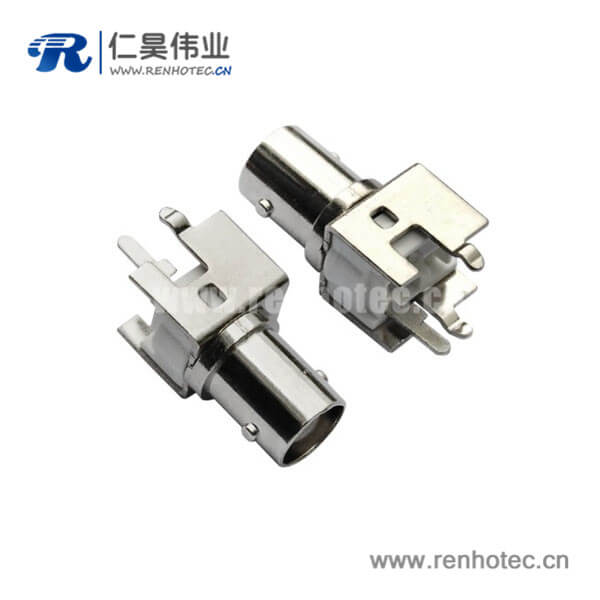 EB-001-0038 bnc射频接插件直式同轴母头PCB板端