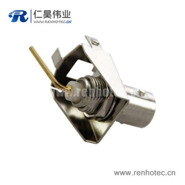 EB-001-0042 bnc接口弯式母头50欧姆 接PCB板端