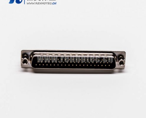 db62接插件高密度公头直式铆锁式插孔接PCB板