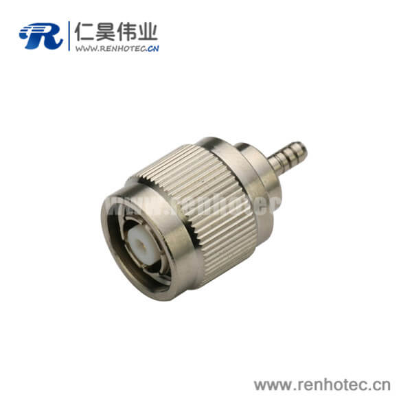 tnc接插件RG400反极直式压接插头同轴线缆