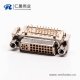 dvi 24+5接口带螺母弯角插板带鱼叉脚接pcb板