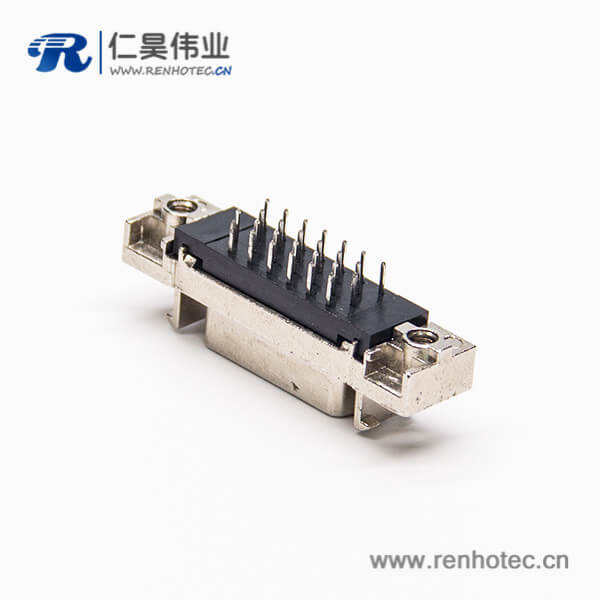 SCSI接插件26pin直式母头穿孔式接PCB板 SCSI接插件26pin直式母头穿孔式接PCB板