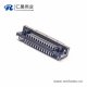 SCSI 插座HPCN型50芯母头弯式接插件插孔式PCB板安装